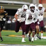‘Ain’t nobody here.’ Texas A&M celebrate in mostly empty Missouri stadium